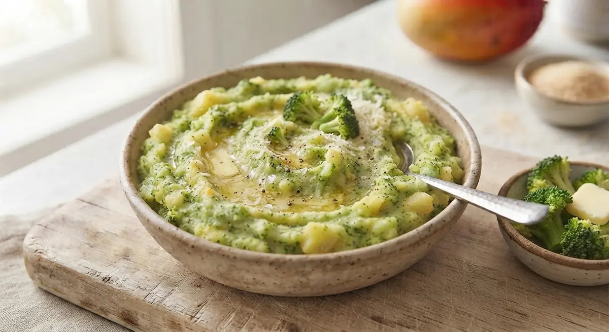 Mashed Broccoli and Potato
